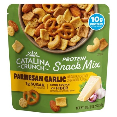 Catalina Crunch Protein Snack Mix, Parmesan Garlic, 18 oz
