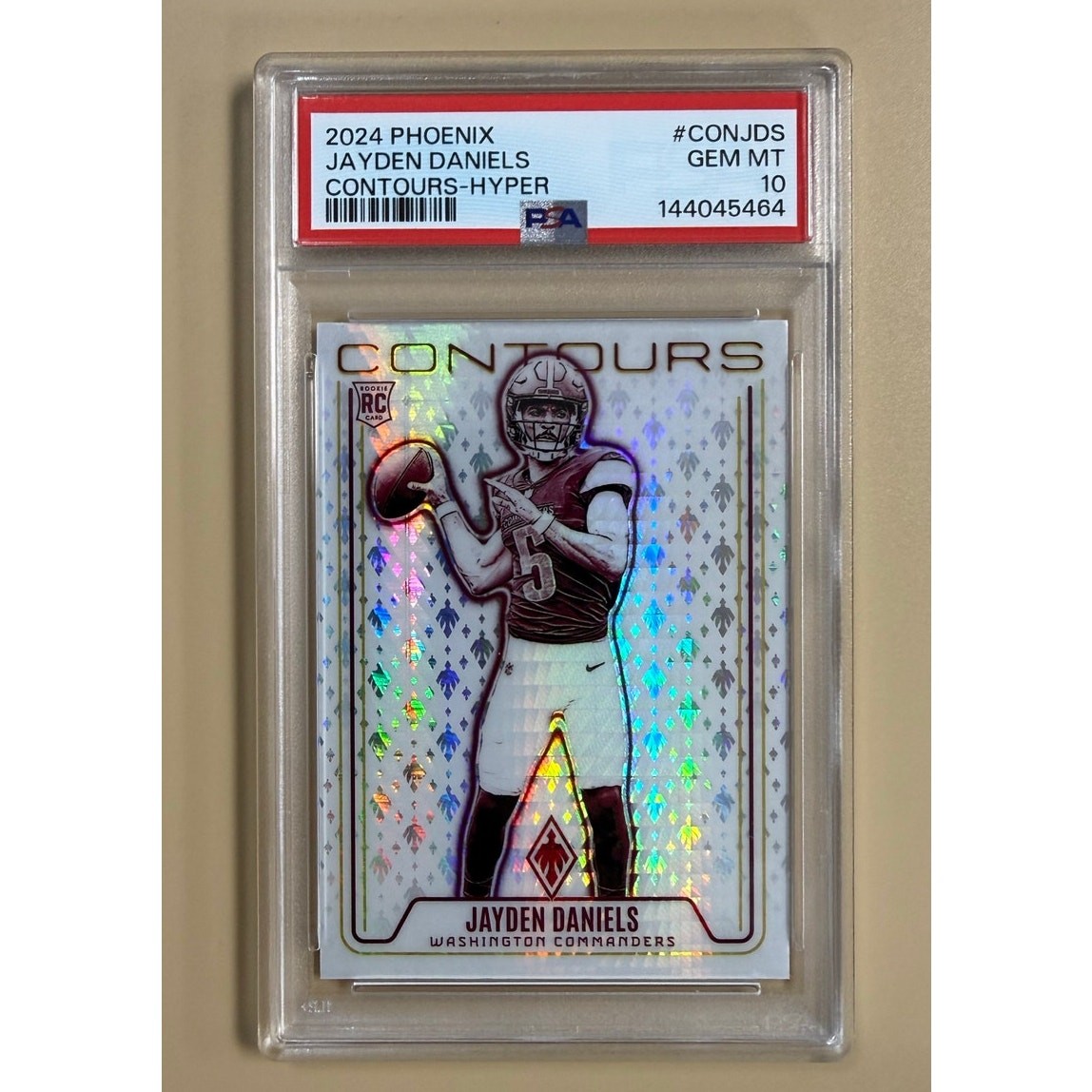 2024 Panini Phoenix Contours Hyper RC Jayden Daniels #CON-JDS PSA 10