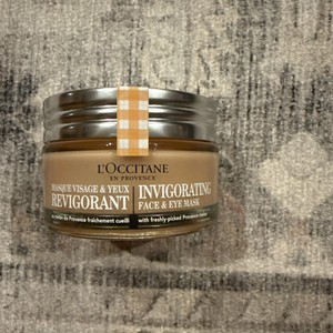 L'OCCITANE Invigorating Face & Eye Mask 2.7 oz / 75 ml New No Box