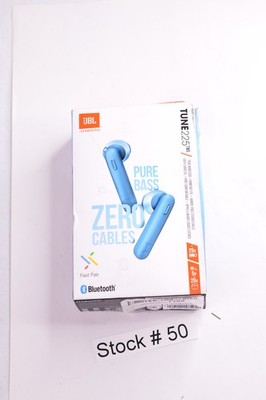JBL TUNE 225TWS PURE BASS Wireless Earbuds Earphones Bluetooth Harman Blue