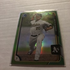 Bowman Chrome 1st Bowman Seth Streich Green /99