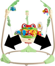 Fisher Price Rainforest Jumper CURVED Leg Replacement Part OPEN TOP