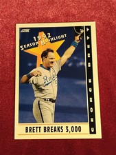 1993 Score Highlight Insert #517 George Brett 🔥 Kansas City Royals 