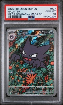 PSA 10 Haunter Illustration Rare #027 2025 Pokemon Black Star