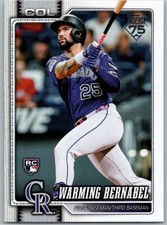 2026 Topps Warming Bernabel Rookie Card RC #55 Rockies