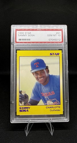 1990 Star Minor League - Sammy Sosa #61 (RC) PSA 10