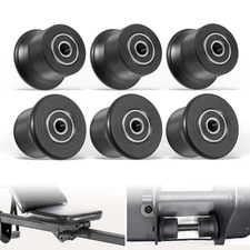 6-Pack Pr1000 Sliding Seat Bracket Rollers Kit fits for Bowflex Home-Gym Blaze