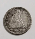 Better Condition 1854 Arrows Seated Liberty Quarter XF Details - Cleaned