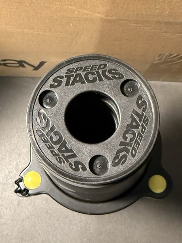 Speed Stacks Cups - Black - Bungee Holder + STACKit Timer (Tested Works) - Picture 3 of 5