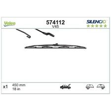 Scheibenwischer vorne rechts für Subaru Justy 2 JMA 3 G3X Legacy 1 BC 4 | 24459