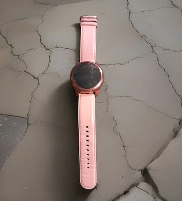 Samsung Galaxy Watch Active2- (Not Working) 40mm Black  w/ Rose Gold Band