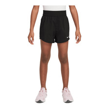 Nike Dri-FIT One Little Kids' Woven Shorts (Black)
