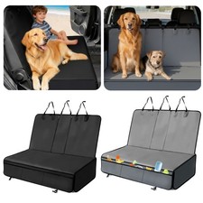 Pet Dog Car Rear Seat Cover Leather Waterproof Sedan SUV Truck Back Seat Protect