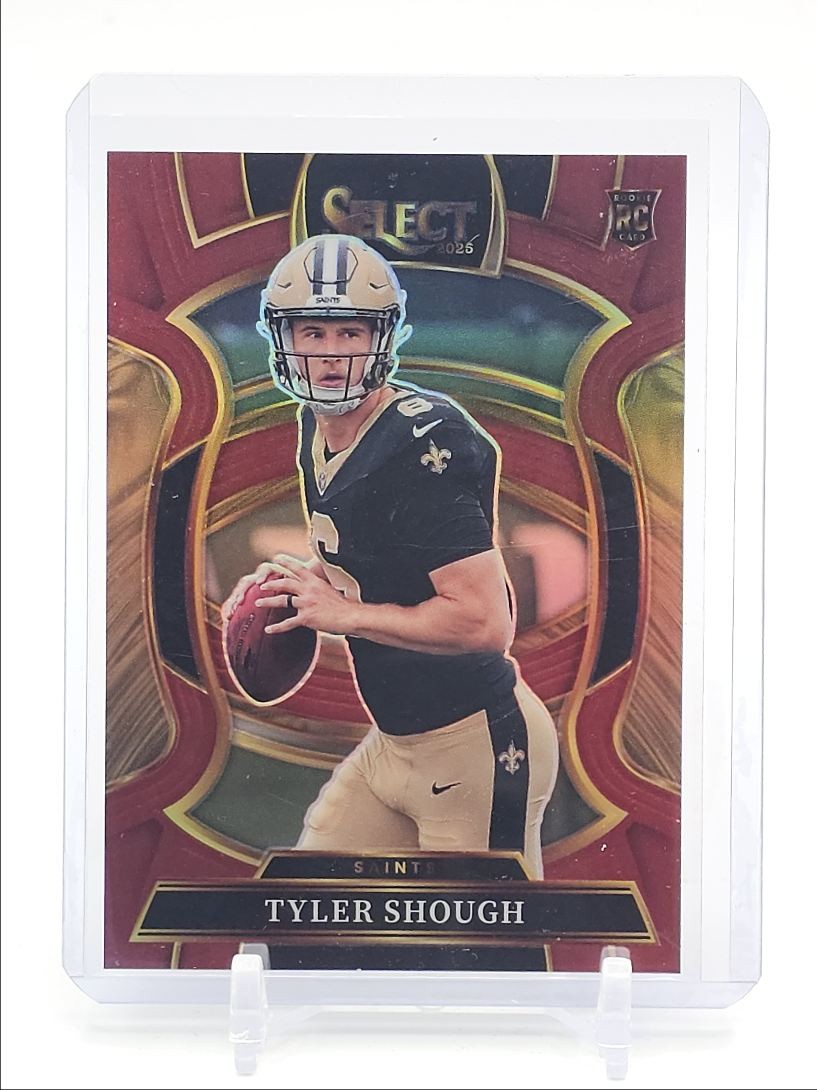 TYLER SHOUGH 2025 SELECT CONCOURSE ROOKIE MAROON PRIZM SAINTS RC /149 Q6608