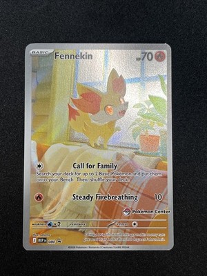Pokemon TCG Mega Evolution: Chaos Rising Fennekin PKC Promo Authentic, NM