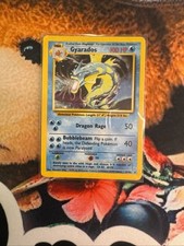 Gyarados 006/102 Base Set Stage 1 100 HP Holo Dragon Rage Bubblebeam
