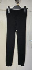 Atmosphere Cosy Fluffy Lined Winter Leggings Size S/M Black