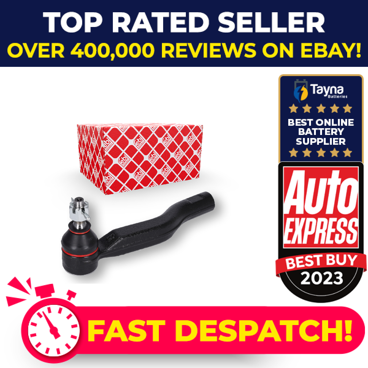 Tie / Track Rod End fits TOYOTA VERSO AUR20 2.0D Right 09 to 18 1AD-FTV Joint