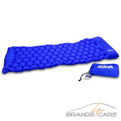 ENVA AUFBLASBARE LUFTMATRATZE mit Fußpumpe CAMPING ISOMATTE 190x63x14cm LUFTBETT