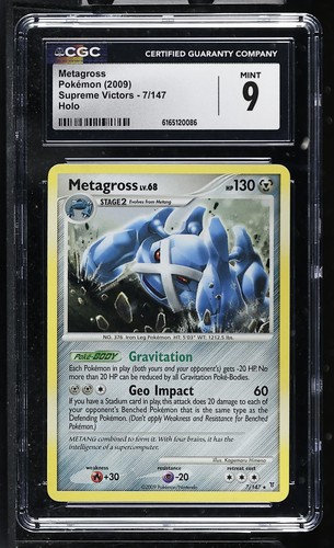 Metagross graded CGC 9 for sale on eBay