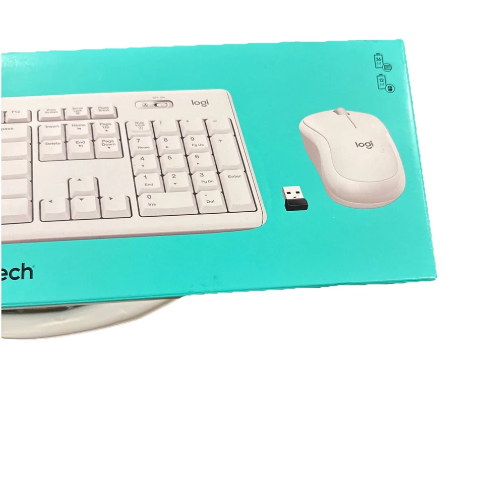 LOGITECH Wireless Keyboard And Mouse Combo For Windows & ChromeOS 920-013362 NEW - Image 3 of 4