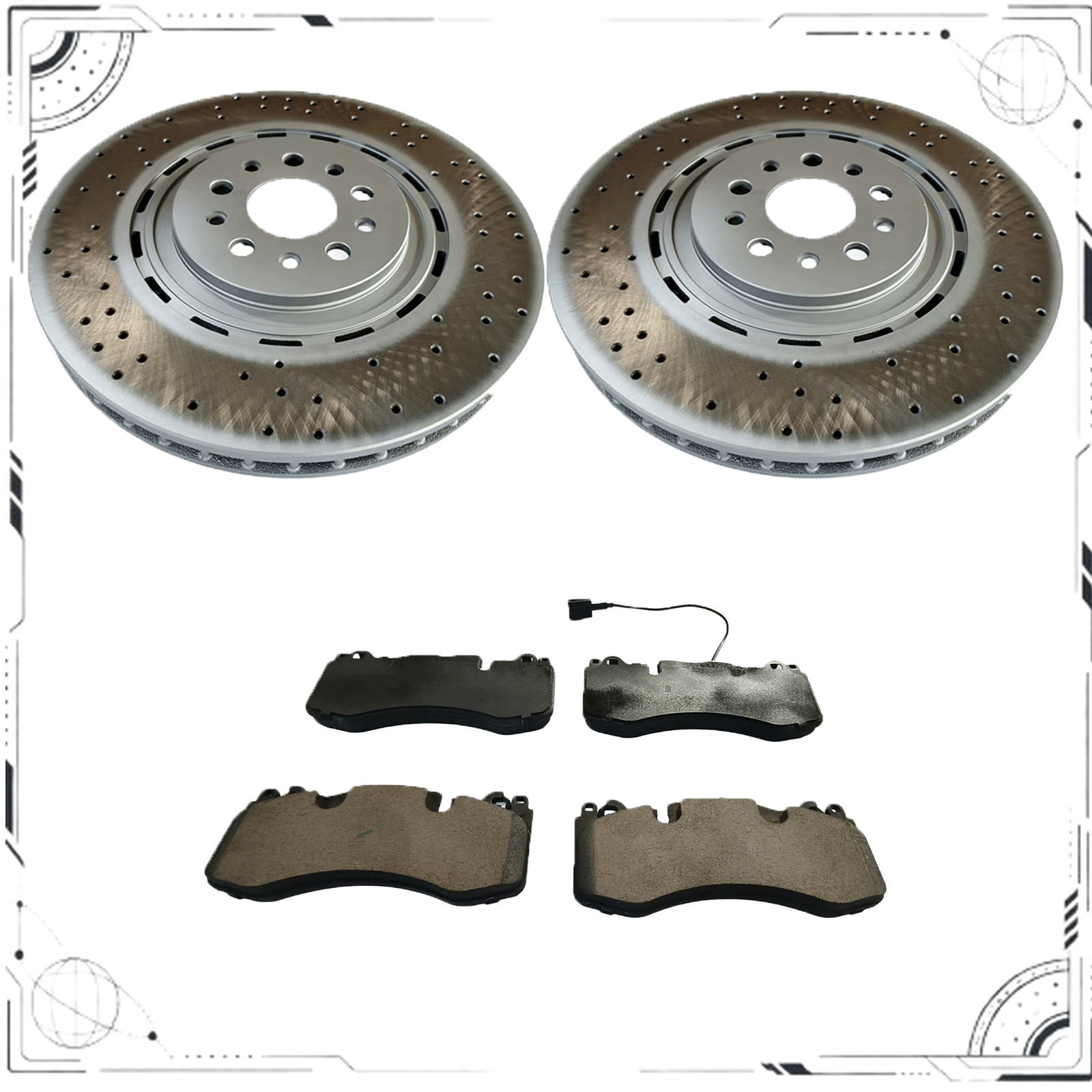 Maserati Levante 2017-2022 Front Brake pads Set