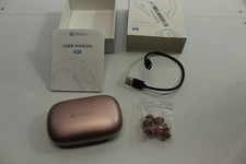 Wireless Sports Headphones Ear Hooks Bluetooth Pink With Charge Storage Case