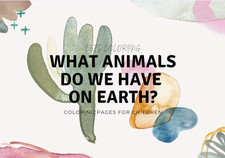 10 Printable Animal Coloring Pages for Kids - Instant Download PDF