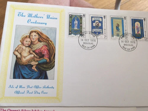 Isle of Man First day cover 14 OCT 1976 MOTHERS UNION CHRISTMAS UNADDRESSED