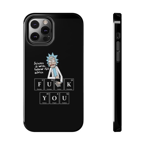 Rick and Morty Tough Phone Case - Science Quote Joke, Funny Protective Cover, - Picture 62 of 81
