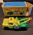 Vintage Lesney Matchbox Series No 13 Diecast BP Dodge Wreck Truck Tow Auto Car