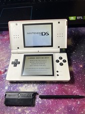Nintendo DS lite White Red Black Fully Functioning Tested Working. Read Descri