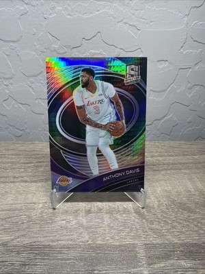 2020-21 Panini Spectra Anthony Davis Asia Black Prizm 1/1 #48 Los Angeles Lakers
