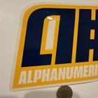 VTG Alphanumeric Clothing Blue / Yellow sticker  Clothing Skateboard — photo 4