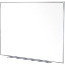 Pemberly Row Vinyl 5' x 6' Magnetic Projection Whiteboard in Gray