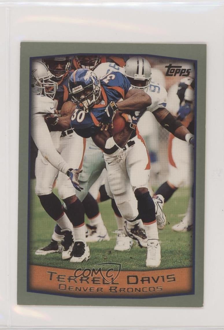 1999 Topps Jumbos Terrell Davis #3 HOF 1i7