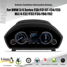 BMW 3/4 Series F30-F34 Digital Instrument Cluster 12.3" LCD Gauge Dashboard Kit