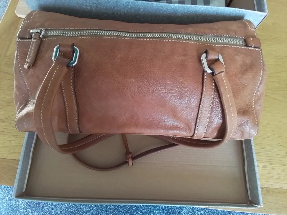 PRADA Women's Bag Leather Really Nice Used Condition Tan Brown - Image 2 of 4