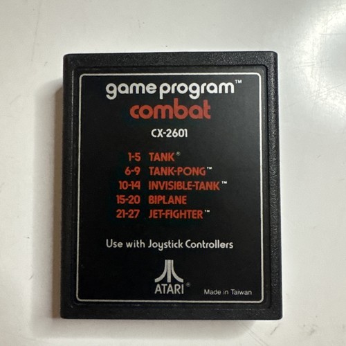 Atari 2600 - COMBAT Game - Complete CIB w/ Original Box & Manual - Tested Works! - Picture 8 of 11