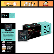 Men's 30 Daily Multivitamin Pack  5-in-1 Formula for Bone Health  Stress Reli