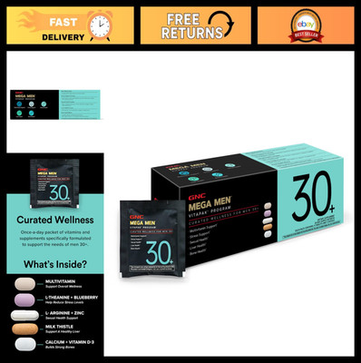 Men's 30+ Daily Multivitamin Pack | 5-in-1 Formula for Bone Health & Stress Reli