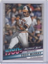 2020 Eddie Murray Topps Decades Best CELEBRATION GOLD SP /100 - EMU Orioles