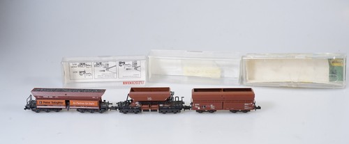 (0171) 3 Schüttgutwagen; Roco Peine Salzgitter+ 2x Minitrix: 3520 + Fad 167 | Condition: Gebraucht