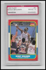 1986-87 Fleer #8 Benoit Benjamin PSA 8