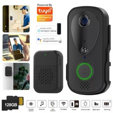 1080P Tuya Wireless 2.4G/5G WiFi Dual-band Doorbell Camera Night-Vision Intercom