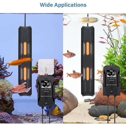 Aquarium Heater Rapid Heating System Digital LCD Controller Auto Shut-off Safety - Picture 7 of 7