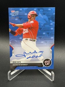 Juan Soto Signed Card for sale | eBay