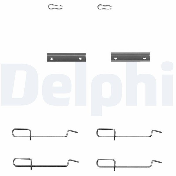 Delphi ZubehöRsatz, Scheibenbremsbelag Hinterachse U.A. FüR CitroËN, Nissan-image