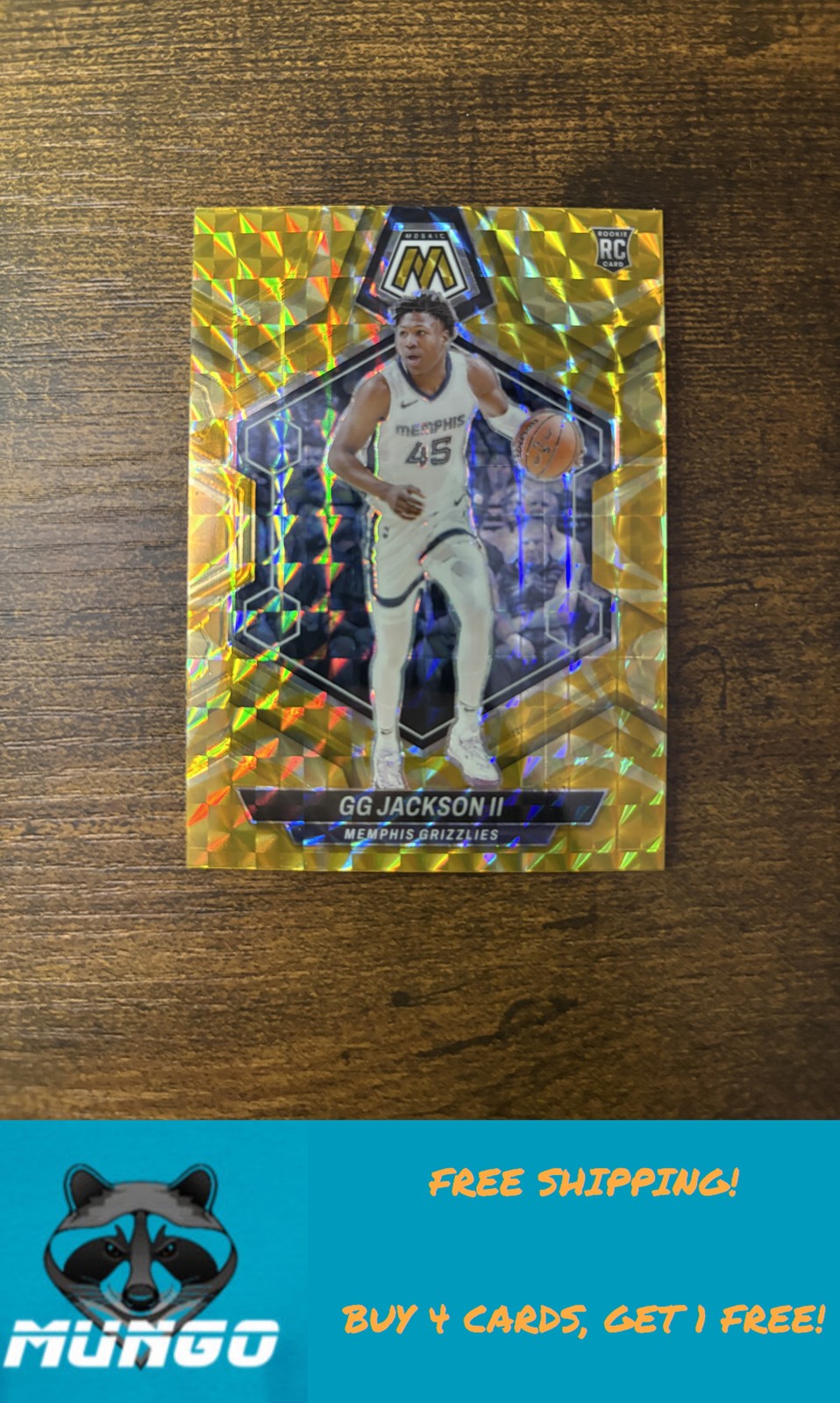 2023-24 Panini Mosaic #228 GG Jackson II Reactive Yellow