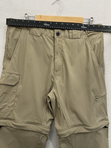 NWT Magellan Back Country Pants 2.0 Men’s Large Timberwolf Brown Convertible - Picture 2 of 11